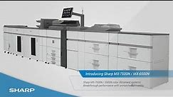 Sharp MX6500N & MX7500N Multifunction Printer / Copier