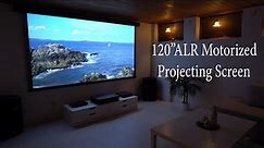VIVIDSTORM 120'' Motorized ALR projector screen review (drop down)