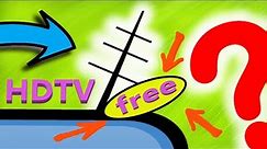 Powerful TV Antenna for Free TV! Always watch all channels for free in good quality!
