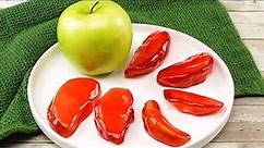 Candied apple slices: for a quick and fun snack to prepare!
