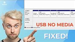 USB Flash Drive No Media? How to Fix USB Drive No Media Probem - 6 Solutions