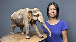 Sculpture of Bull Elephant by Khwan Barton (Part 1)