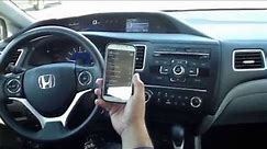Setting up iPhone/Android in a 2013-2014 Honda Civic or CR-V