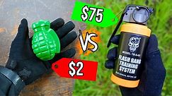 Cheap vs Expensive Airsoft Grenades!