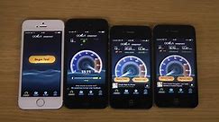 iPhone 5S vs. 5 vs. 4S vs. 4 iOS 7.1 Final - Internet Speed Test