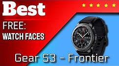 BEST WATCH FACES FOR S3 FRONTIER