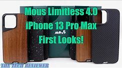 Mous Limitless 4.0 for iPhone 13 Pro & 13 Pro Max: First looks at some super tough cases!