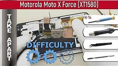 How to disassemble 📱 Motorola Moto X Force (XT1580) Take apart Tutorial