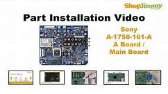 SONY TV Repair KDL-55 Main Boards Replacement Guide for Sony LCD TV Repair
