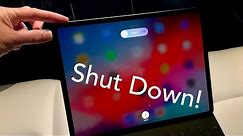 iPad Pro - HOW TO SHUT DOWN (11 & 12.9-inch)