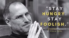 Steve Jobs' Life Lessons || The Greatest Speech Of Apple's Inventor