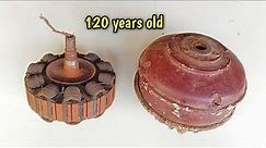 Antique fan repairing|120 years old ceiling fan repairing|Old fan restoration|Vintage ceiling fan