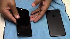 Jet Black iPhone 7 Plus vs Black iPhone 7 Plus