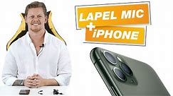 How to use lavalier microphone for iphone?
