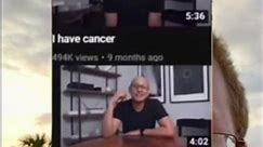 I have cancer I beat cancer