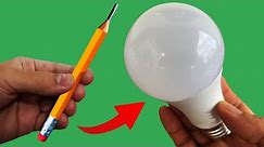 Take a Common Pencil and Fix All the Led Lamps in Your Home! How to Fix the LED Bulbs with a Pencil!