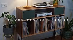 Mid-century Modern Record Player Cabinet - DIY Build