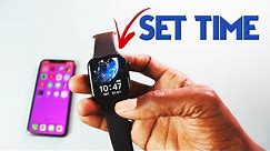 How to SET TIME on a SmartWatch - 2 Easy Methods!