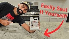 How To Properly Seal Granite Countertops For Less Than $25!