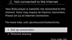 How to Resolve Roku Error Code 016 - Unable to Connect to the Internet - IR Cache