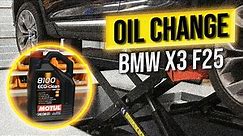 Oil Change: BMW X3 F25 2017 28iX N20