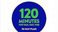 Tracfone $29.99 Basic Phone Plan, 120 Minutes, 90 Days [Physical Delivery]