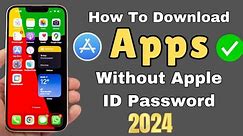 How To Download Apps Without Apple iD Password | Download Apps From App Store No Apple ID Password