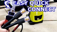 EASILY ADD QUICK CONNECT DISCONNECTS TO PRESSURE WASHER