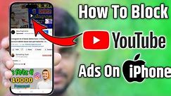 YouTube Ads Kaise Band Kare iPhone Se | How To Block YouTube Ads | iPhone Block Ads | Remove Ads