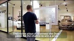 Volvo Pop-Up Shop Interactive Retail Window Game