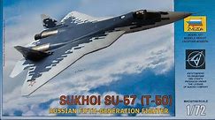 Zvezda 1/72 Sukhoi Su-57 (T-50) with Digital Camo (By Trevor)