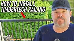 How To Install TimberTech Classic Composite Rail Kits|| Dr Decks