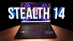 MSI Stealth 14 Unboxing Review! (Cutdown) 10+ Game Benchmarks, Display Test, Timespy, Cinebench R23!