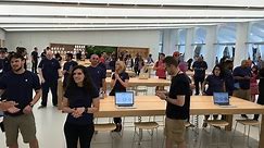 Grand opening of the Apple Store at New York City's World Trade Center