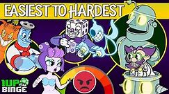 Every CUPHEAD Boss Ranked: Easiest to Hardest 🎲♔🧂👿