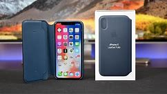 Apple iPhone X Leather Folio Case: Review