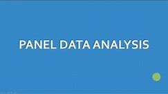 Panel Data Analysis Part 1 | Pooled OLS, Fixed Effect, Random Effect