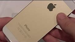 iPhone 5S Gold Unboxing