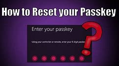 How to Reset your Passkey Xbox Tutorial