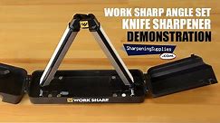 Work Sharp Angle Set Knife Sharpener - Explanation and Demonstration