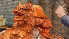 Wood Carving ideas_ Amazing Chainsaw Wood Carving