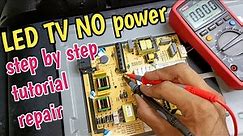 Led TV no Power tutorial repair TCL55" # paano Ayusin ☺️👍😍