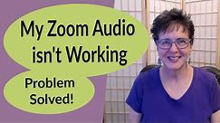 Zoom Audio Not Working - Easy Zoom Tutorial 2020