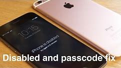 How to remove/reset any disabled or Password locked iPhones 6S & 6 Plus/5s/5c/5/4s/4/iPad or iPod