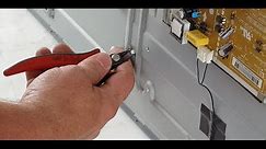 42" LG TV LED Strip Replacement Tutorial - 42LY, 42LB, 42LF, 42LX - Bad Backlights in a 42" LG TV