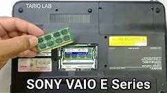 How To Install Ram In Sony Vaio E Series | How To Upgrade Ram In Sony Laptop