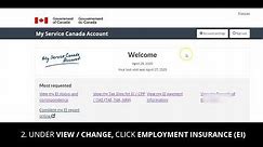 Find Your Access Code for EI (Employment Insurance) - Canada