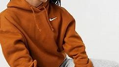 Nike Swoosh oversized brown tracksuit | ASOS