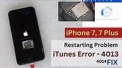 iPhone 7 Keeps Restarting Problem iTunes error 4013 Fix!Stuck On Apple logo Fix