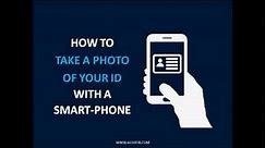 HOW TO take a photo of your ID with a smartphone